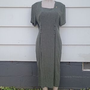 Vintage Checkered Dress